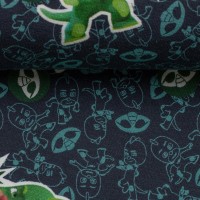 Baumwolljersey | Swafing | Original PJ Masks Gekko Dunkelblau |  OEKO-TEX® STANDARD 100