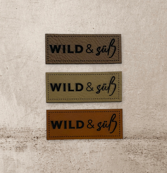Label | 2x5 cm | wild & süß