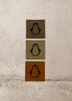 Label | 4x4 cm | Pinguin #3