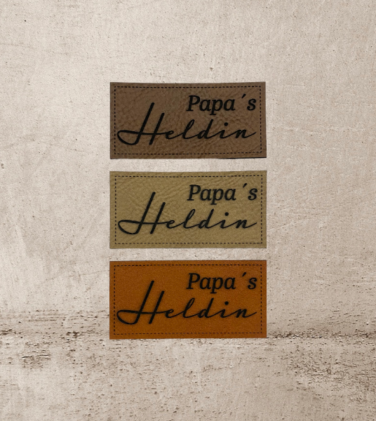 Label | 3x6 cm | Papas Heldin