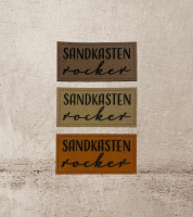Label | 3x6 cm | Sandkastenrocker