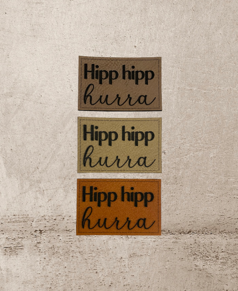 Label | 4x6 cm | Hipp hipp Hurra