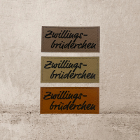Label | 3x6 cm | Zwillingsbrüderchen