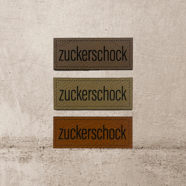 Label | 2x5 cm | zuckerschock