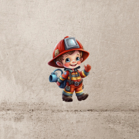 Bügelbild | Feuerwehrjunge #2