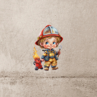 Bügelbild | Feuerwehrjunge #4
