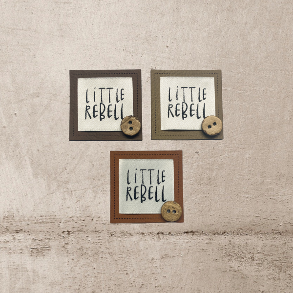 Weblabel | little Rebell | weiß