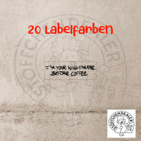 Label | 2x5 cm | Schnubbirella Nightmare