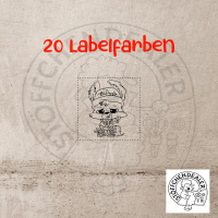 Label | 4x4 cm | Schnubbirella BLA-Fuchs #3