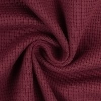 Rest 1,2m Waffeljersey | Swafing Clarissa | Bordeaux 937...