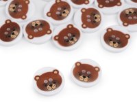 Kinderknopf | 15,4 mm | Teddybär